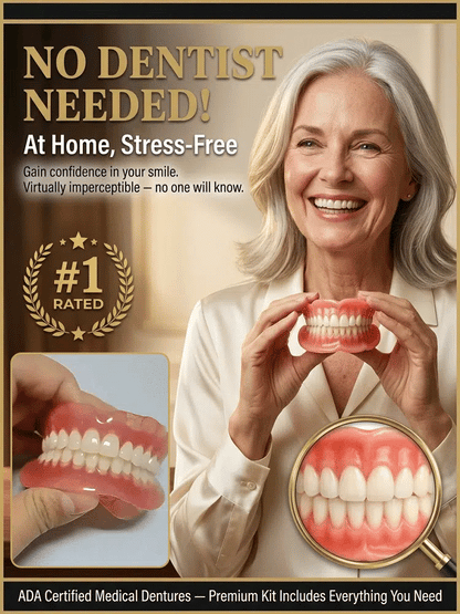 Raulmn® Premium Complete Dentures | Comfortable, Natural-Looking Smile