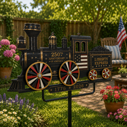 🔥Limited time 55% OFF🔥🚂USA 250 “Liberty Express” Train Garden Wind Spinner -✈️ (Free Delivery Fee)