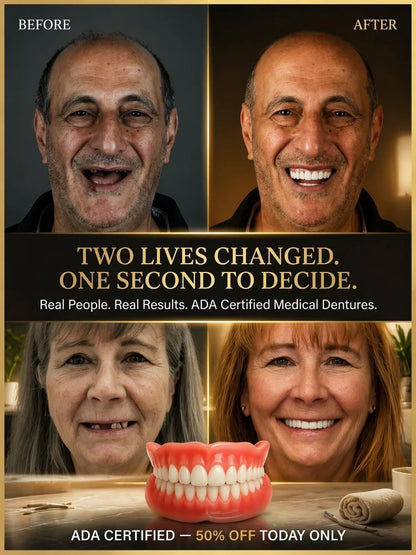 Raulmn® Premium Complete Dentures | Comfortable, Natural-Looking Smile