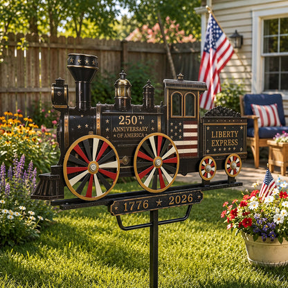 🔥Limited time 55% OFF🔥🚂USA 250 “Liberty Express” Train Garden Wind Spinner -✈️ (Free Delivery Fee)