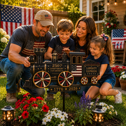 🔥Limited time 55% OFF🔥🚂USA 250 “Liberty Express” Train Garden Wind Spinner -✈️ (Free Delivery Fee)