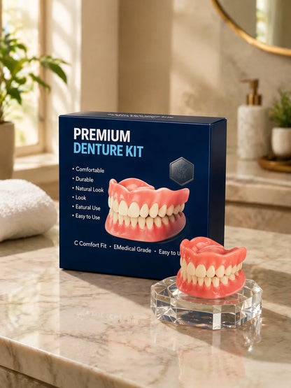 Raulmn® Premium Complete Dentures | Comfortable, Natural-Looking Smile