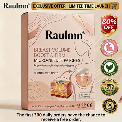 🔥Limited-time 80% sale--Raulmn Targeted Breast Enhancement Advanced Nano-Microneedle Patches