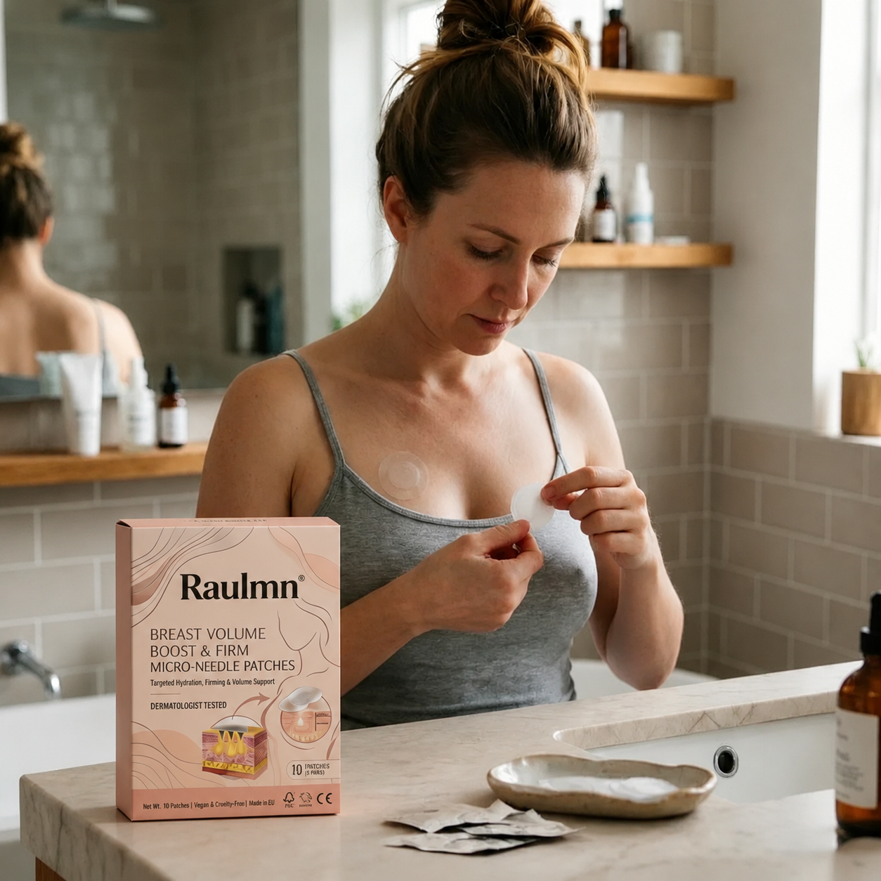 🔥Limited-time 80% sale--Raulmn Targeted Breast Enhancement Advanced Nano-Microneedle Patches
