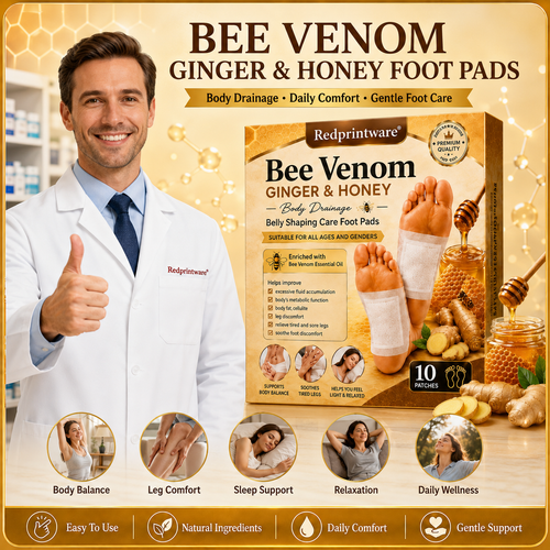 Redprintware® Bee Venom Ginger & Honey Care Foot Pads - Alin