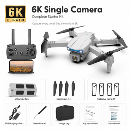 🚁 Raulmn™ Foldable GPS Camera Drone with HD Aerial Photography