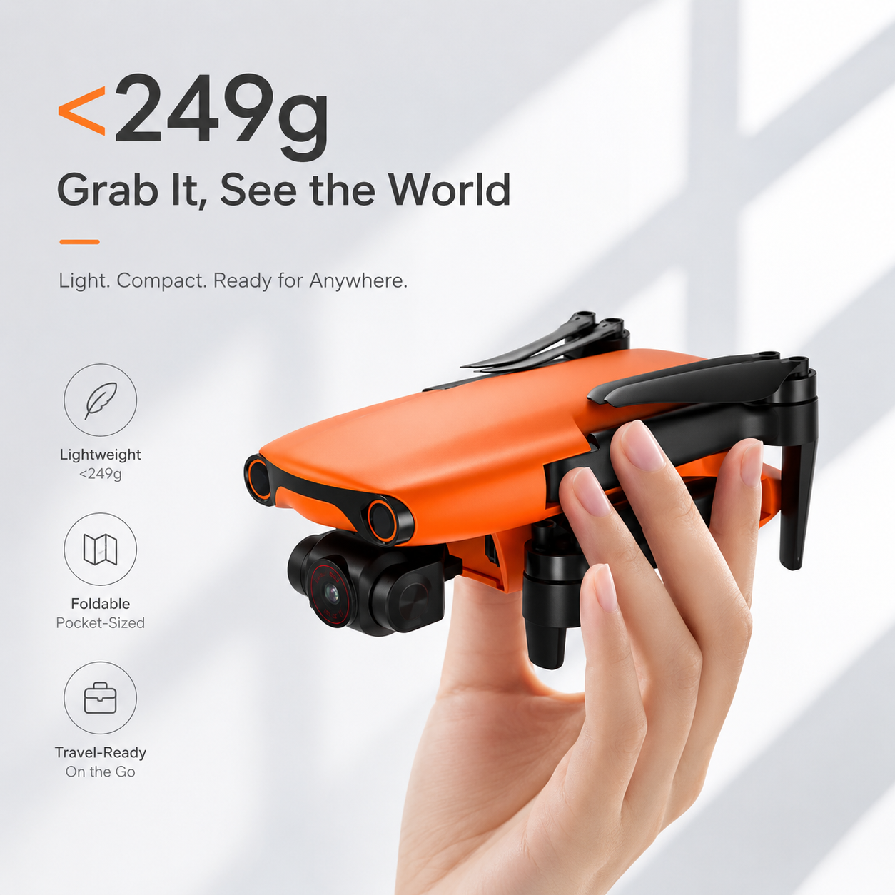 🚁 Raulmn™ Foldable GPS Camera Drone with HD Aerial Photography