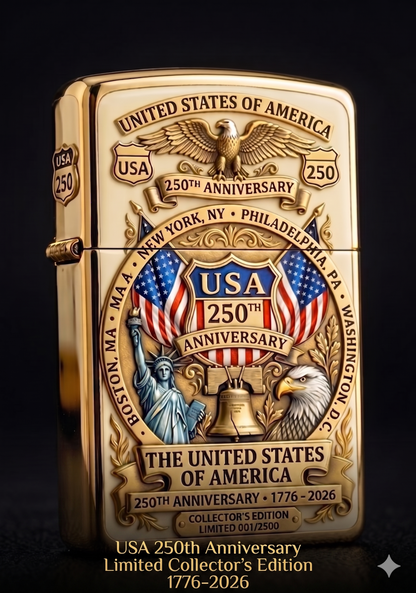🎁USA 250th Anniversary Collectible Windproof Lighter（BUY 3 FREE SHIPPING)