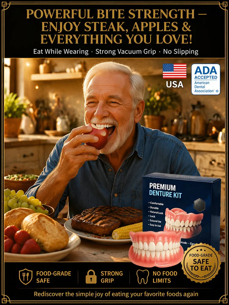 Raulmn® Premium Complete Dentures | Comfortable, Natural-Looking Smile